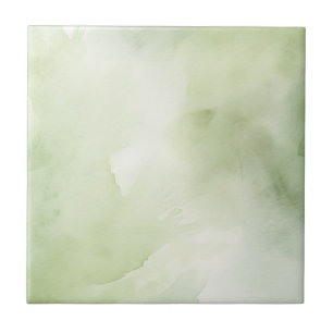 Hellgrüne Aquarell-Küche-Badezimmer-Renovierung Fliese