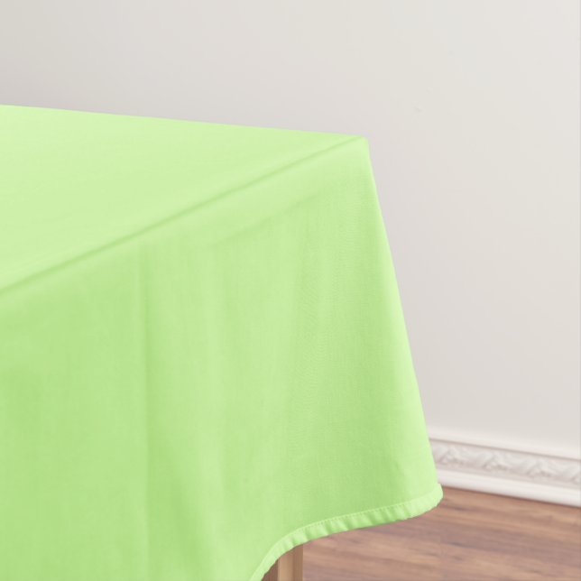 Hellgrüne feste Farbe Tischdecke (Beispiel)