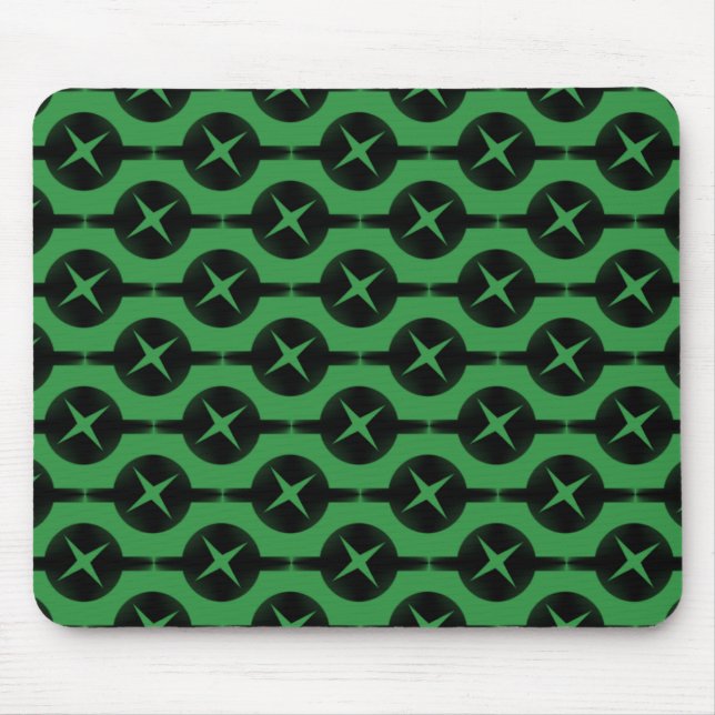 Hellgrüne, gelegentlich auftretende Kreise Mousepa Mousepad (Vorne)