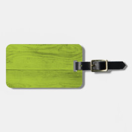 Hellgrüne Holzstruktur als Hintergrundtextur Gepäckanhänger