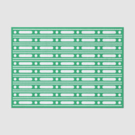 Hellgrüne Knochenintarsien-Punkt-Rand-Dekupierpapi Seidenpapier