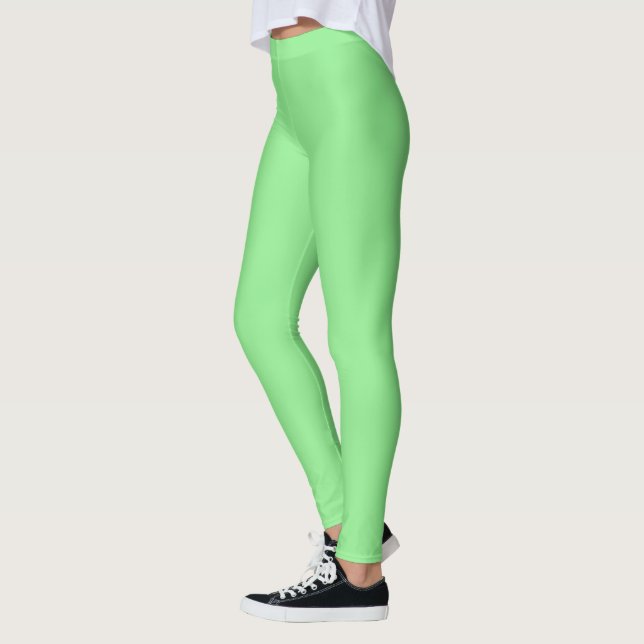 Hellgrüne Leggings (Links)