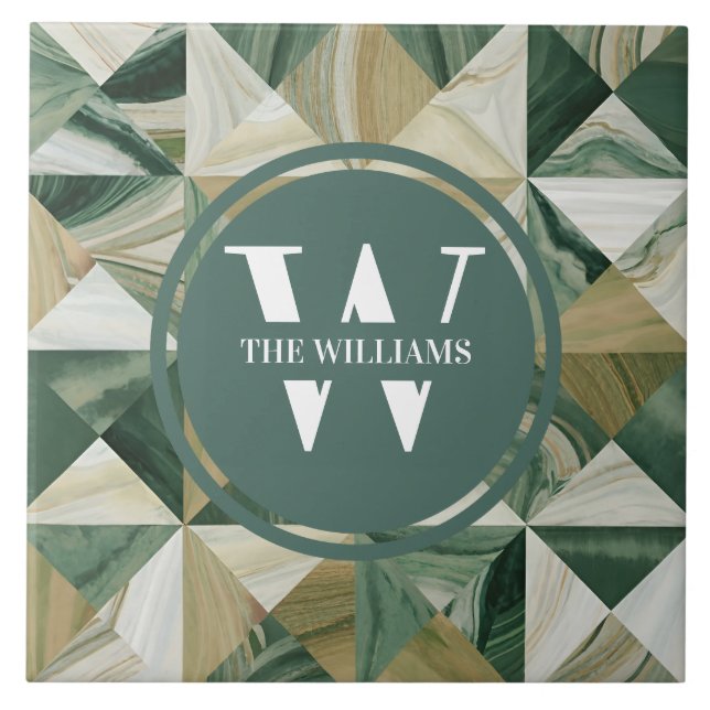 Hellgrüne Marmorplatte Fliese (Vorderseite)