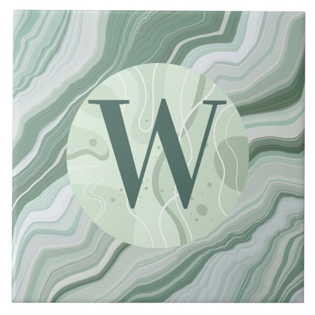 Hellgrüne Marmorplatte Fliese (Vorderseite)