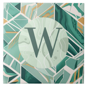 Hellgrüne Marmorplatte Fliese