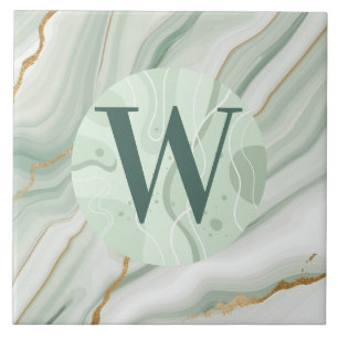 Hellgrüne Marmorplatte Fliese