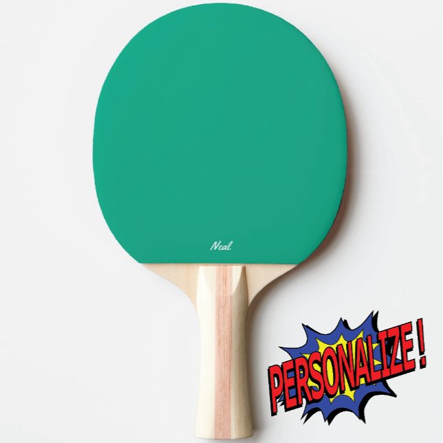 Hellgrüne Mit Monogramm Pingpongpaddel Tischtennis Schläger (Von Creator hochgeladen)