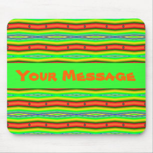 hellgrüne Orange Mousepad