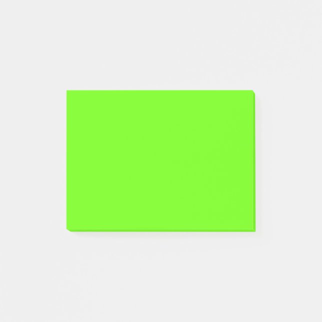 Hellgrüne Premium monochromatisch Post-it Klebezettel (Vorderseite)