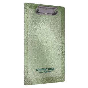 Hellgrüne, schimmernde Glasstruktur Klemmbrett