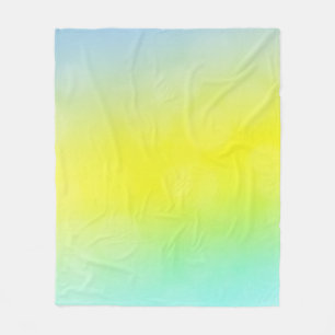 Hellgrüner, gelber, abstrakt verschwommener Hinter Fleecedecke