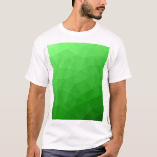 Hellgrüner geometrischer Maschenverlauf mit hellem T-Shirt