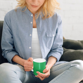 Hellgrüner Kaffee Tasse