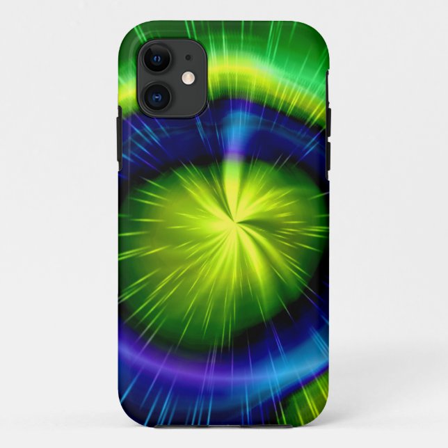 Hellgrüner Orions-Nebelfleck Case-Mate iPhone Hülle (Rückseite)