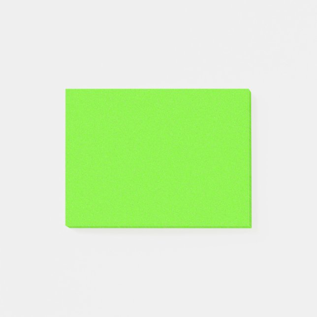 Hellgrüner Stern-Staub Post-it Klebezettel (Vorderseite)
