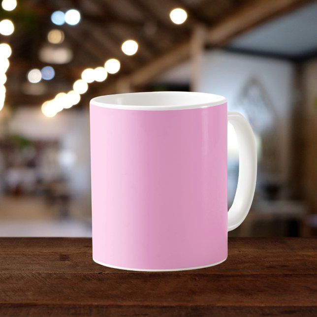Hellheiß rosa, solide Farbe Kaffeetasse (Von Creator hochgeladen)