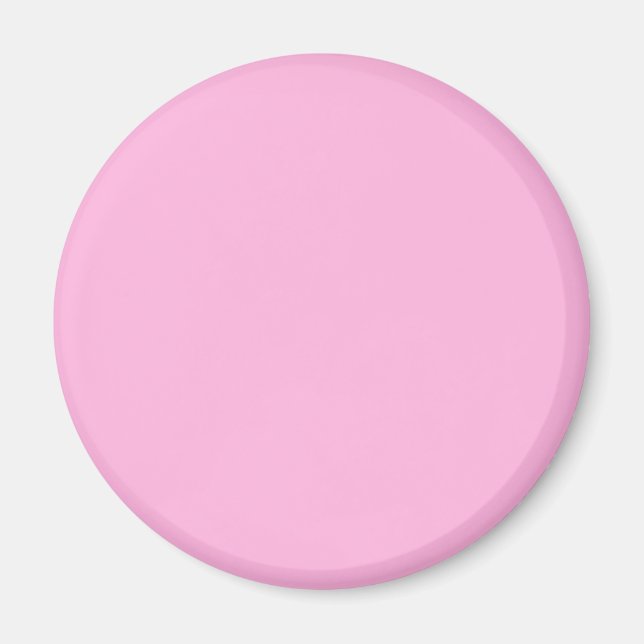 Hellheiß rosa, solide Farbe Magnet (Vorne)