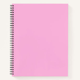 Hellheiß rosa, solide Farbe Notizbuch