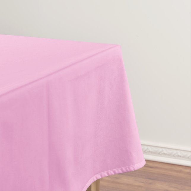 Hellheiß rosa, solide Farbe Tischdecke (Beispiel)