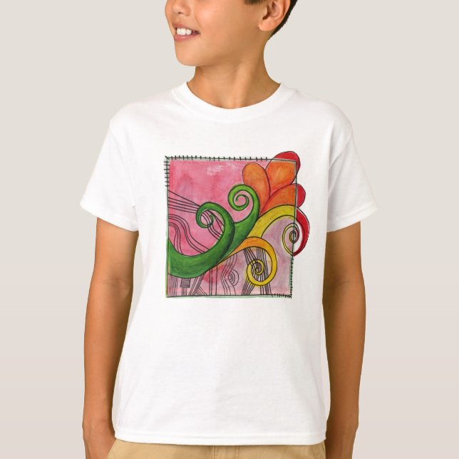Helligkeits-blühender T - Shirt (Vorderseite)