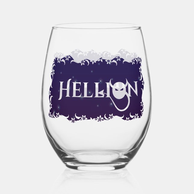 Hellions Glass Weinglas Ohne Stiel (Vorderseite)