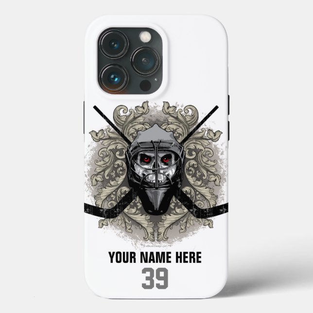 Hellish Hockey Goalie Case-Mate iPhone Case (Rückseite)