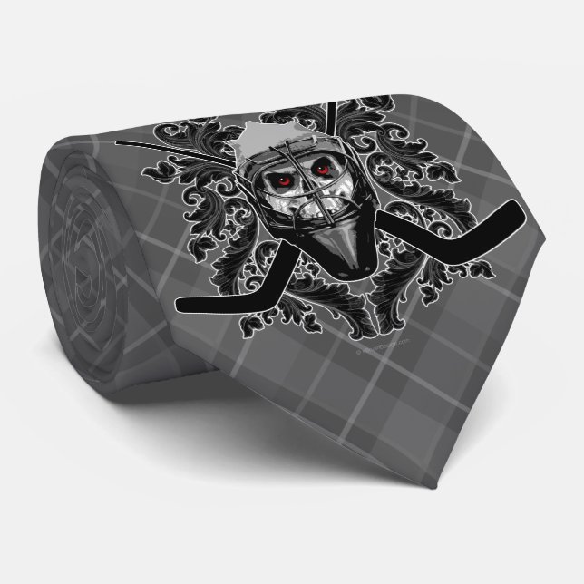 Hellish Hockey Goalie Krawatte (Gerollt)