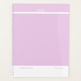 Helllila modernes Layout groß Planer