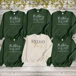 Hello 40 Birthday 40. Party Long Sleeve T-Shirt