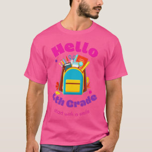 Hello 4th grade back to school2 T-Shirt