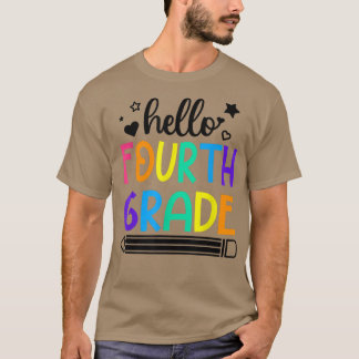 Hello 4th Grade Back to School Outfits for Girls B T-Shirt