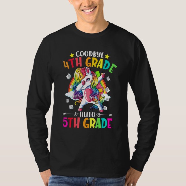 Hello 5th Grade Teacher Student Back To School Uni T-Shirt (Vorderseite)