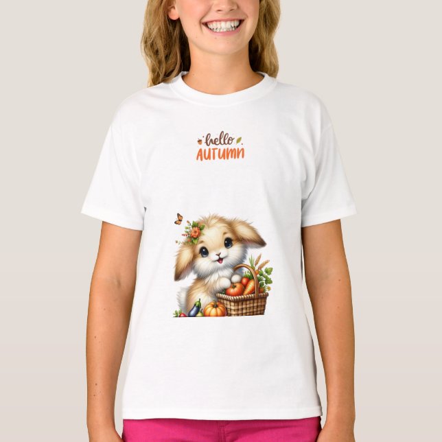 Hello Autumn Falls Animal T - Shirt (Vorderseite)