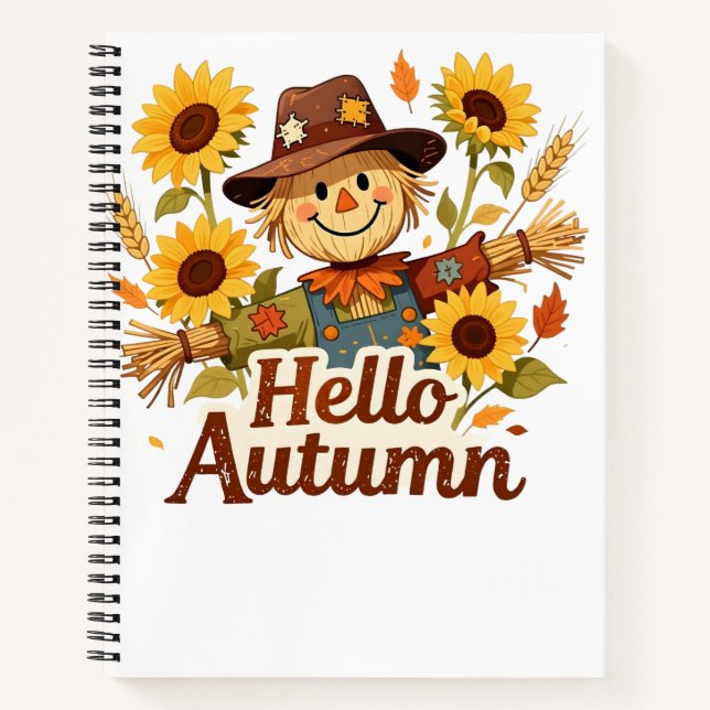 Hello Autumn Notizbuch (Vorderseite)