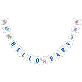 Hello Baby Aquatic Friends Wimpelkette