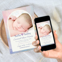 Hello Baby Arch Foto Collage Girls Birth