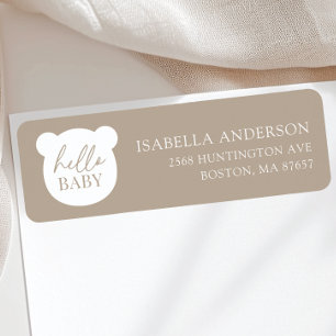 Hello Baby Bear Baby Showadresse