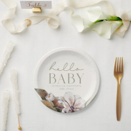 HELLO BABY | Botanische Ebene und Elfenbeinküste i Pappteller
