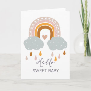 Hello Baby Card Neue Elternkarte Karte