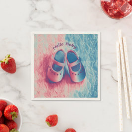 Hello Baby - charmant Serviette