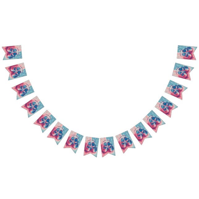 Hello Baby - charmant Wimpelkette (Alle)