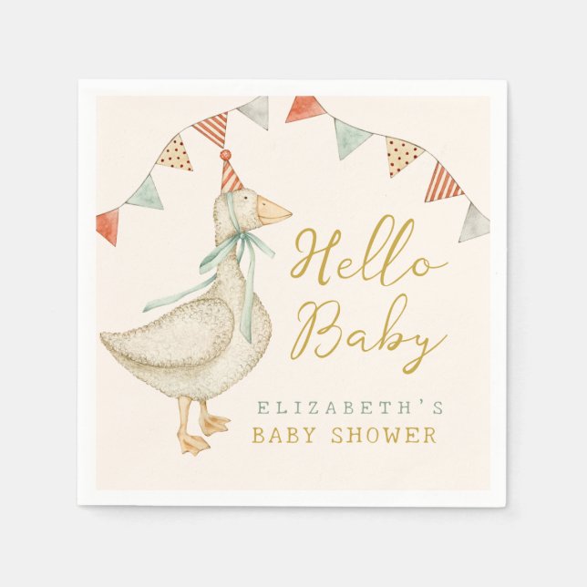 Hello Baby Duck Toys Kinderdusche Serviette (Vorderseite)