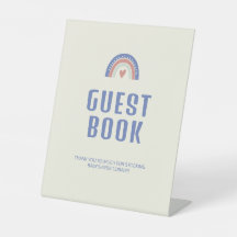 Hello Baby Niedlich Boho Gästebuch Babydusche