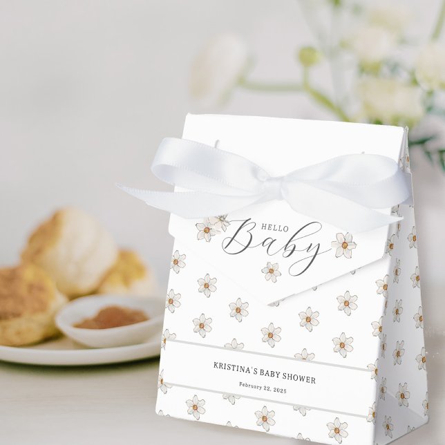 Hello Baby Spring Daffodil Baby Dusche Geschenkschachtel (Von Creator hochgeladen)