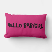 HELLO BABYGIRL PILLOW