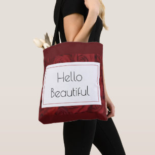 "Hello Beautiful"-Rote Rose