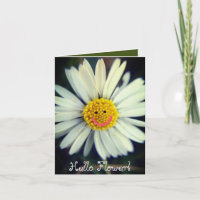 Hello Blume Anpassbare Leerwertkarte