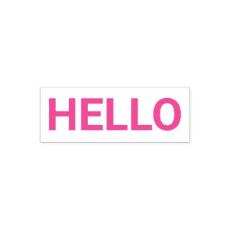 HELLO-Briefmarke Permastempel