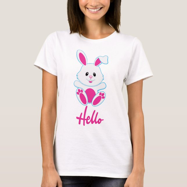 Hello Bunny T-Shirt (Vorderseite)