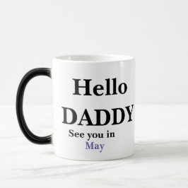 Hello Daddy Pregnancy FULL Reveal Kaffee Tasse